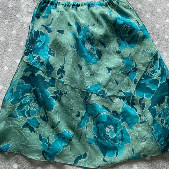 Teal skirt - Picture 5 of 6